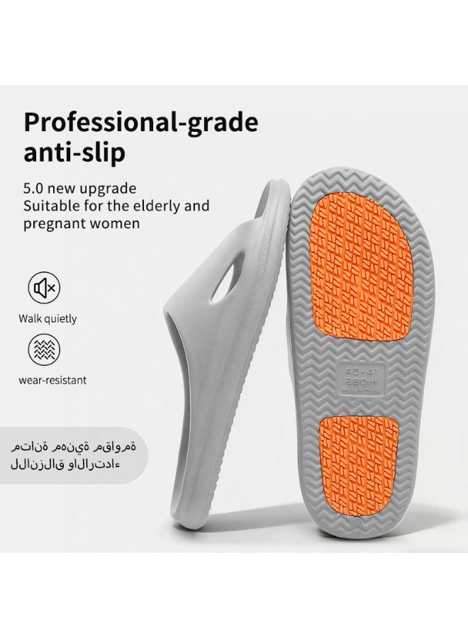 GUOLUOFEI Non Slip Shower Shoes, Lightweight Indoor House Slides Bathroom Shower Sandals Slippers for Women and Men - Image 4